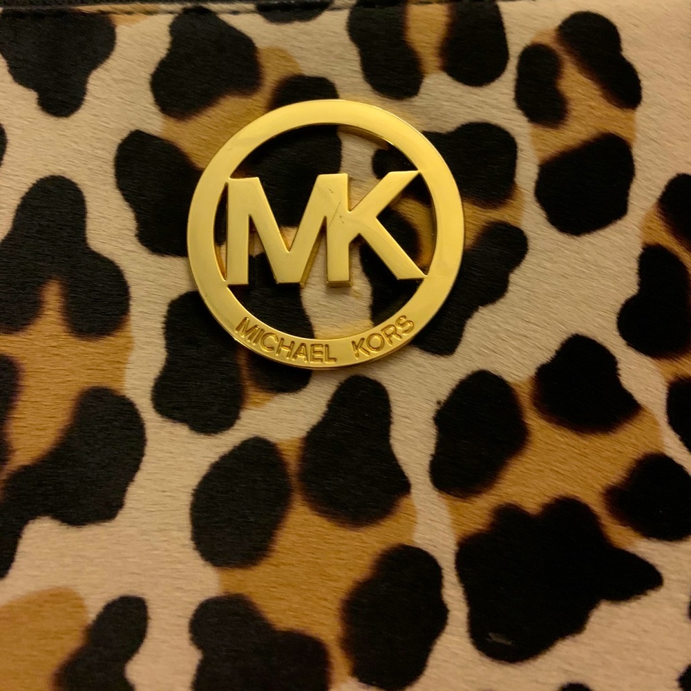 Michael Kor’s calf hair wristlet